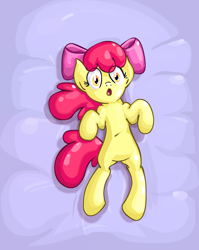 Size: 780x980 | Tagged: safe, artist:scrimpeh, character:apple bloom, pomf