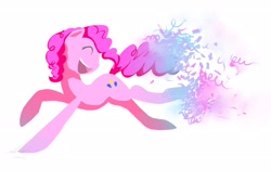 Size: 2700x1800 | Tagged: safe, artist:stupidyou3, character:pinkie pie, confetti, female, solo