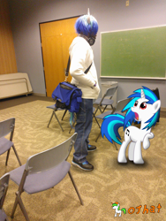 Size: 2448x3264 | Tagged: safe, artist:ojhat, character:dj pon-3, character:vinyl scratch, species:human, brony beach minicon, cosplay, irl, irl human, photo, ponies in real life