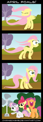 Size: 2000x5614 | Tagged: safe, artist:daringdashie, character:apple bloom, character:fluttershy, character:scootaloo, character:sweetie belle, species:pegasus, species:pony, comic, cutie mark crusaders, fan