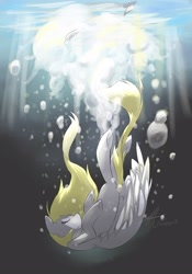 Size: 2100x3000 | Tagged: safe, artist:stupidyou3, character:derpy hooves, species:pegasus, species:pony, female, high res, mare, solo, underwater, water