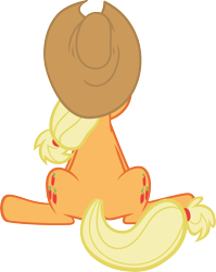 Size: 3981x5000 | Tagged: safe, artist:scrimpeh, character:applejack, species:pony, .svg available, both cutie marks, clothing, female, hat, simple background, solo, transparent background, vector