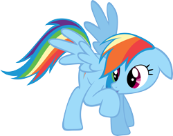 Size: 5859x4617 | Tagged: safe, artist:deadparrot22, character:rainbow dash, absurd resolution, simple background, transparent background, vector