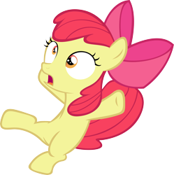Size: 7482x7515 | Tagged: safe, artist:deadparrot22, character:apple bloom, episode:the show stoppers, g4, my little pony: friendship is magic, absurd resolution, simple background, transparent background, vector