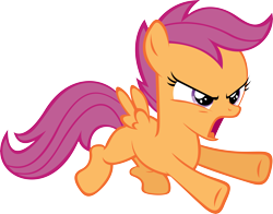 Size: 11315x8873 | Tagged: safe, artist:deadparrot22, character:scootaloo, species:pegasus, species:pony, absurd resolution, female, simple background, solo, transparent background, vector