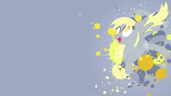 Size: 1920x1080 | Tagged: safe, artist:drewdini, character:derpy hooves, species:pegasus, species:pony, female, mare, solo, wallpaper