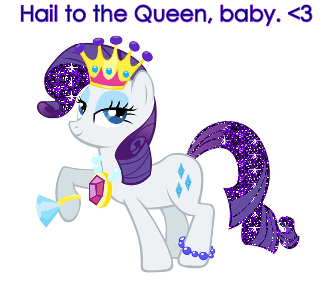 Size: 650x590 | Tagged: safe, artist:takua770, character:rarity, animated, army of darkness, crown, female, glitter, jewelry, photoshop, ring, simple background, vector, white background