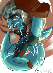 Size: 800x1100 | Tagged: safe, artist:penlink, oc, oc only, species:anthro, metal pony