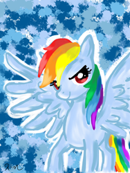 Size: 768x1024 | Tagged: safe, artist:catscratchpaper, character:rainbow dash, female, solo