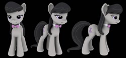 Size: 1079x497 | Tagged: safe, artist:hashbro, character:octavia melody, 3d, female, solo
