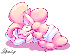 Size: 3632x2600 | Tagged: safe, artist:jggjqm522, character:pinkie pie, cute, diapinkes, eyes closed, female, pillow, sleeping, solo