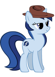 Size: 4999x7000 | Tagged: safe, artist:zee66, absurd resolution, clothing, fedora, fedora (os), hat, linux, ponified, recolor, simple background, solo, transparent background, vector