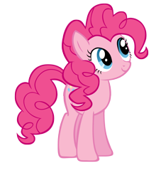Size: 3000x3300 | Tagged: safe, artist:zee66, character:pinkie pie, death stare, female, simple background, solo, staring ponies, transparent background, vector