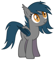 Size: 2568x2784 | Tagged: safe, artist:zee66, oc, oc only, oc:speck, species:bat pony, species:pony, death stare, simple background, solo, transparent background, vector