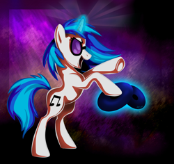 Size: 1600x1508 | Tagged: safe, artist:gonedreamer, character:dj pon-3, character:vinyl scratch, female, magic, solo