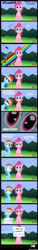 Size: 1503x10000 | Tagged: safe, artist:helenasherzblut, character:pinkie pie, character:rainbow dash, camera, comic, looking at you