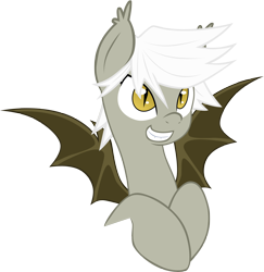 Size: 4768x4915 | Tagged: safe, artist:zee66, oc, oc only, oc:gloom wing, species:bat pony, species:pony, absurd resolution, simple background, solo, transparent background, vector