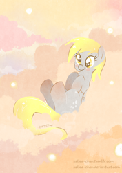 Size: 980x1385 | Tagged: safe, artist:kelsea-chan, character:derpy hooves, species:pegasus, species:pony, female, mare, solo