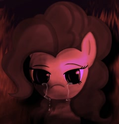 Size: 768x800 | Tagged: safe, artist:jabbie64, character:pinkie pie, species:earth pony, species:pony, crying, female, head only, solo