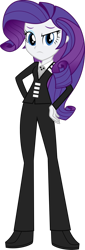 Size: 522x1528 | Tagged: safe, artist:bubblestormx, character:rarity, my little pony:equestria girls, crossover, death the kid, female, rarideath the kid, solo, soul eater