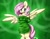 Size: 1280x1002 | Tagged: safe, artist:lizzyoli-ravioli, character:fluttershy, species:anthro, species:pegasus, g4, clothing, colored eyelashes, female, green background, mare, simple background, solo, spread wings, sweater, sweatershy, wings