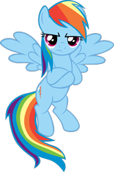 Size: 3658x5501 | Tagged: safe, artist:scrimpeh, character:rainbow dash, species:pegasus, species:pony, female, mare, simple background, solo, transparent background, unamused, vector