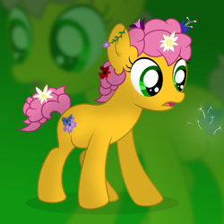 Size: 6000x6000 | Tagged: safe, artist:csillaghullo, oc, oc only, species:earth pony, species:pony, absurd resolution, flower, solo