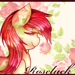 Size: 2000x2000 | Tagged: safe, artist:mixipony, character:roseluck, female, rose, solo
