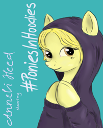 Size: 1451x1798 | Tagged: safe, artist:cwossie, oc, oc only, anneli heed, clothing, hoodie, solo, voice actor
