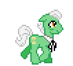 Size: 106x96 | Tagged: safe, artist:anonycat, character:doctor whooves, character:time turner, species:pony, desktop ponies, animated, doctor who, first doctor, male, pixel art, ponified, simple background, solo, the doctor, transparent background