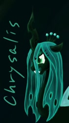Size: 451x800 | Tagged: safe, artist:tebasaki, character:queen chrysalis, female, pixiv, profile, solo