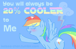 Size: 1280x828 | Tagged: safe, artist:kelsea-chan, part of a set, character:rainbow dash, species:pegasus, species:pony, g4, 20% cooler, eyes closed, female, mare, profile, raised hoof, solo, valentine
