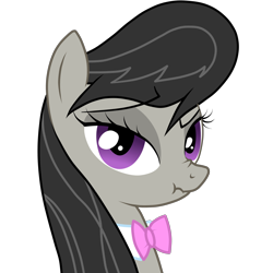 Size: 4000x4000 | Tagged: safe, artist:hudoyjnik, character:octavia melody, bow tie, female, scrunchy face, solo