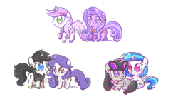 Size: 1280x730 | Tagged: safe, artist:kelsea-chan, character:dj pon-3, character:octavia melody, character:vinyl scratch, oc