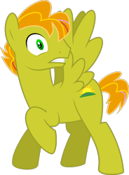 Size: 3000x4071 | Tagged: safe, artist:ruinedomega, oc, oc only, oc:sun bright, species:pegasus, species:pony, ponyscape, author:larathin, solo, vector