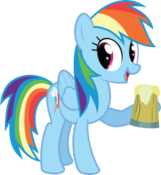 Size: 2829x3065 | Tagged: safe, artist:mysteriouskaos, character:rainbow dash, cider, high res, simple background, transparent background, vector