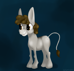 Size: 1060x1013 | Tagged: safe, artist:sigmanas, oc, oc only, oc:rich donkey, species:donkey, male, solo, standing