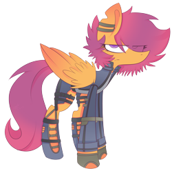 Size: 4621x4575 | Tagged: safe, artist:scootaloocuteness, character:scootaloo, species:pegasus, species:pony, absurd resolution, adult, older