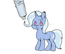 Size: 1200x1000 | Tagged: safe, artist:gmrqor, character:trixie, species:pony, species:unicorn, female, mare, solo, toothpaste