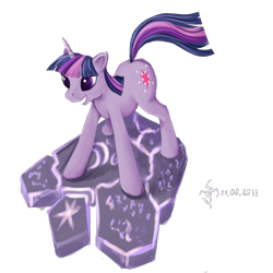 Size: 1700x1700 | Tagged: safe, artist:dalagar, character:twilight sparkle, character:twilight sparkle (unicorn), species:pony, species:unicorn, female, mare, solo