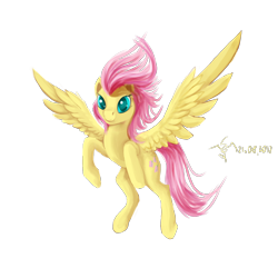 Size: 1700x1700 | Tagged: safe, artist:dalagar, character:fluttershy, species:pegasus, species:pony, female, mare, simple background, solo, transparent background