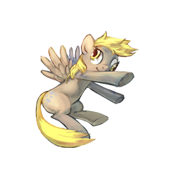 Size: 938x938 | Tagged: safe, artist:electrixocket, character:derpy hooves, species:pegasus, species:pony, female, mare, solo