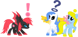 Size: 3629x1758 | Tagged: safe, artist:kaylathehedgehog, chao, ponified, simple background, sonic the hedgehog (series), transparent background, vector