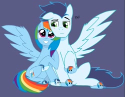 Size: 1024x792 | Tagged: safe, artist:pimpartist101, character:rainbow dash, character:soarin', ship:soarindash, clothing, dashie slippers, female, male, shipping, slippers, soarin' slippers, straight