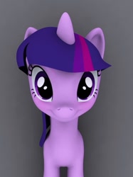 Size: 449x600 | Tagged: safe, artist:hashbro, character:twilight sparkle, 3d