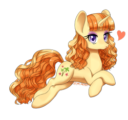Size: 993x933 | Tagged: safe, artist:shusu, character:tropical dream, episode:princess spike, g4, my little pony: friendship is magic, background pony, duckface, prone, solo