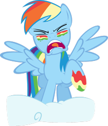 Size: 1024x1191 | Tagged: safe, artist:mysteriouskaos, character:rainbow dash, species:pegasus, species:pony, episode:dragonshy, g4, my little pony: friendship is magic, face paint, female, mare, simple background, transparent background, vector