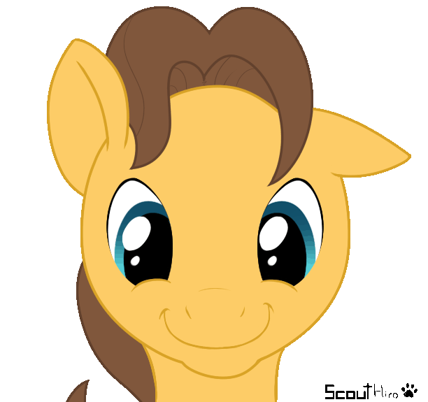 Size: 612x575 | Tagged: safe, artist:scouthiro, character:caramel, animated, background pony, blinking, carabetes, cute, eye shimmer, male, simple background, smiling, solo, tongue out, transparent background