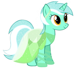 Size: 5940x5500 | Tagged: safe, artist:bubblestormx, character:lyra heartstrings, species:pony, species:unicorn, absurd resolution, clothing, dress, female, gala dress, simple background, smiling, solo, transparent background