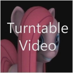 Size: 299x299 | Tagged: safe, artist:hashbro, character:pinkamena diane pie, character:pinkie pie, 3d, cute, cuteamena, grin, happy, icon, smiling, youtube link